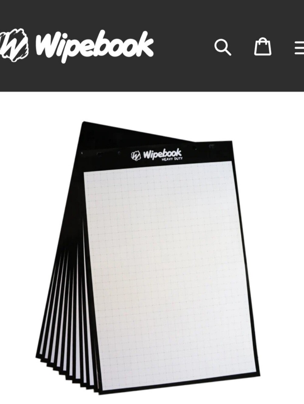 WIPEBOOK flipchart for school, teaching,